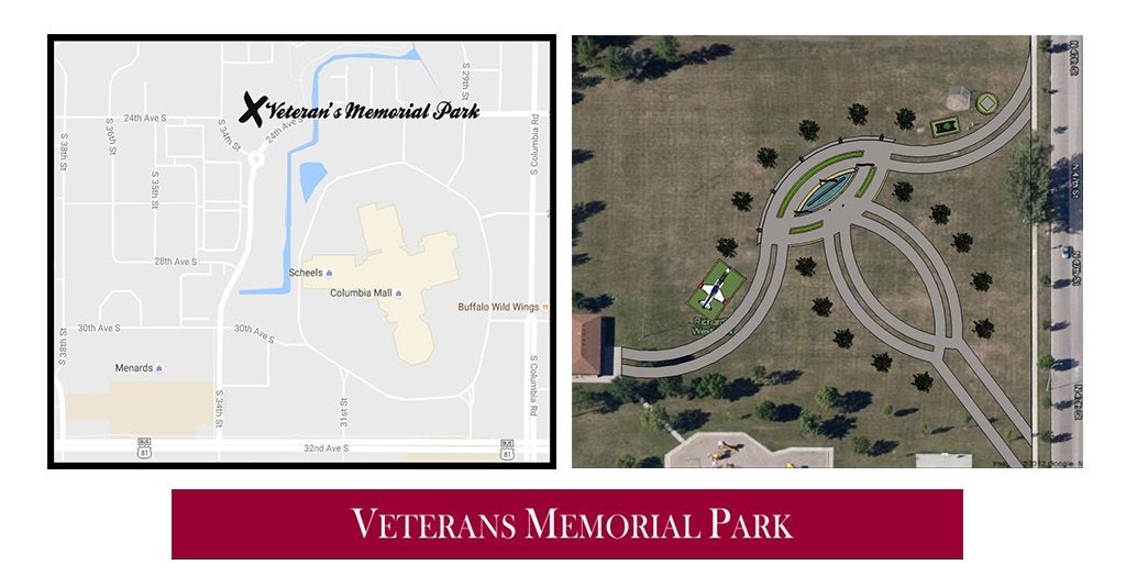 Veterans Park Slider Map